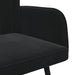 Canapea cu două locuri Negru 115 x 61 x 87 cm Catifea - WALTI WALTI