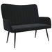 Canapea cu două locuri Negru 115 x 61 x 87 cm Catifea - WALTI WALTI