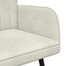 Canapea cu două locuri Crem 115 x 61 x 87 cm Catifea - WALTI WALTI
