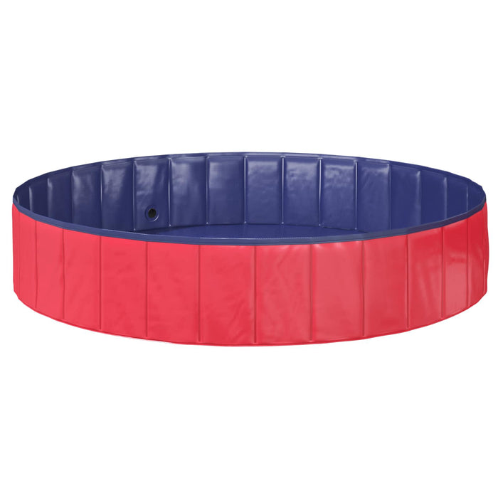 Piscină pliabilă pentru câini Roșu și albastru Ø 160 x 30 cm - WALTI WALTI