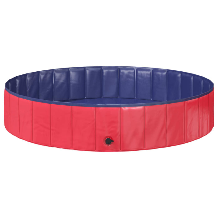 Piscină pliabilă pentru câini Roșu și albastru Ø 160 x 30 cm - WALTI WALTI
