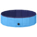 Piscină pliabilă pentru câini albastru 80 x 80 x 20 cm PVC - WALTI WALTI