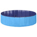 Piscină pliabilă pentru câini albastru 120 x 120 x 30 cm PVC - WALTI WALTI