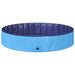 Piscină pliabilă pentru câini albastru 160 x 160 x 30 cm PVC - WALTI WALTI