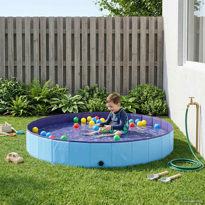 Piscină pentru copii albastru Ø300 x 38 cm - WALTI WALTI