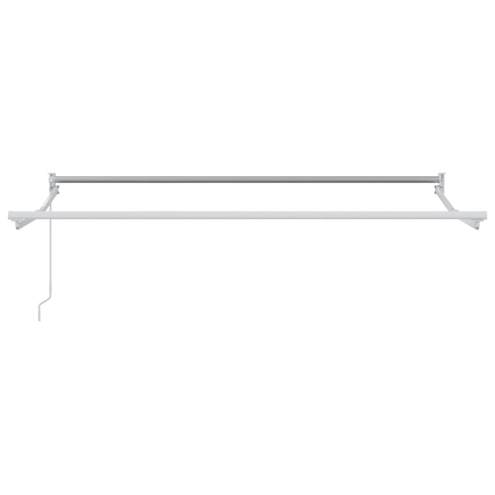 Copertină retractabilă manuală Galben și alb 3 x 2 m - WALTI WALTI