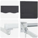 Copertină retractabilă manuală Antracit 3 x 2 m - WALTI WALTI