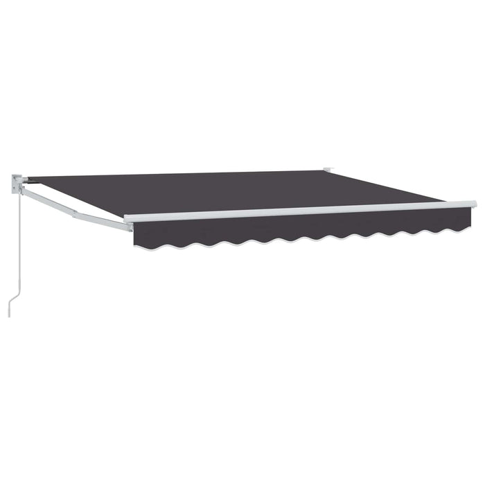 Copertină retractabilă manuală Antracit 3 x 2 m - WALTI WALTI