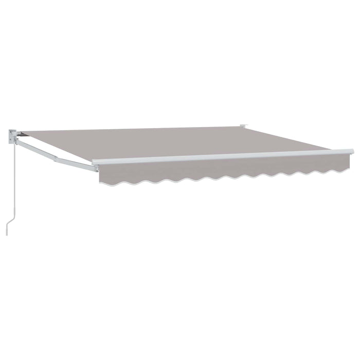 Copertină retractabilă Gri deschis 3 x 2 m WALTI