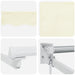 Copertină retractabilă manuală Crem 3,5 x 2 m - WALTI WALTI