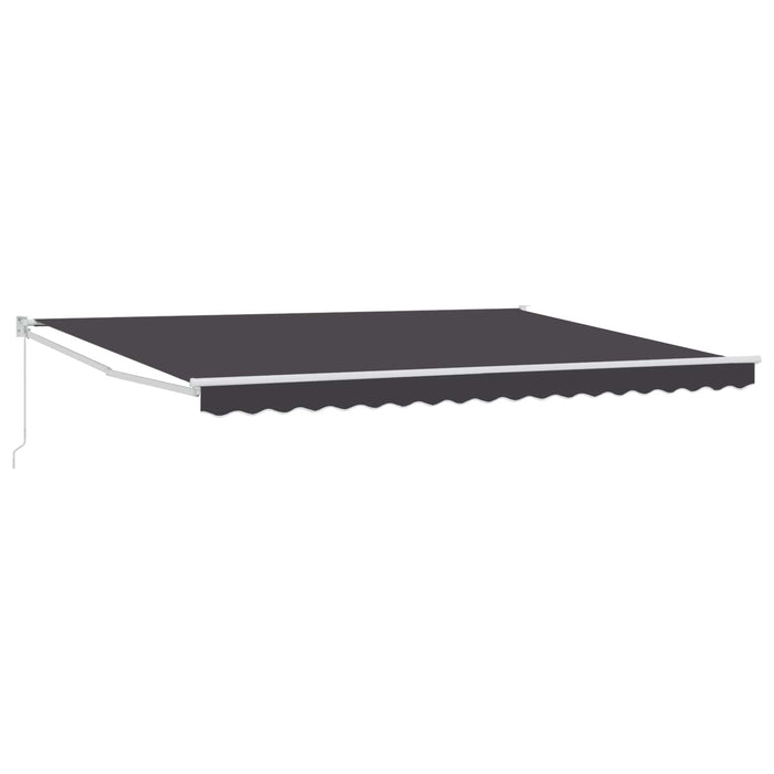 Copertină retractabilă Antracit 4 x 2 m - WALTI WALTI