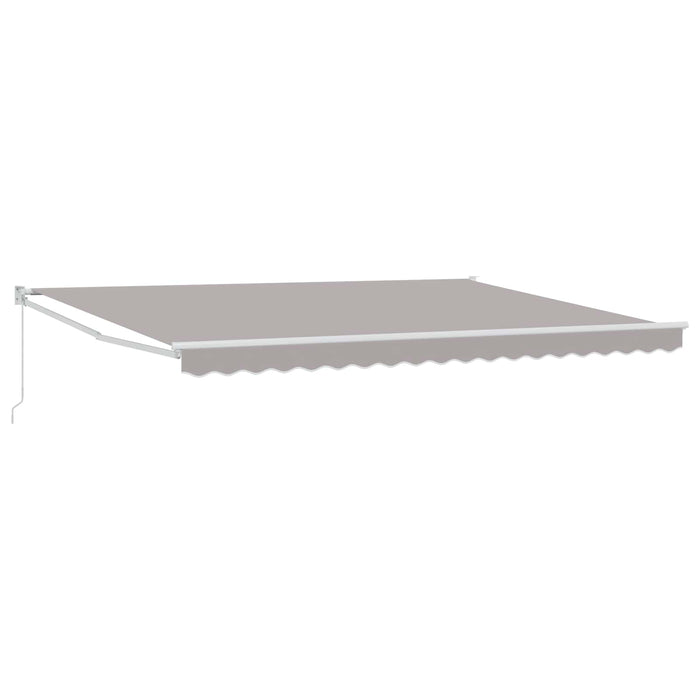 Copertină retractabilă Gri deschis 4 x 2 m WALTI
