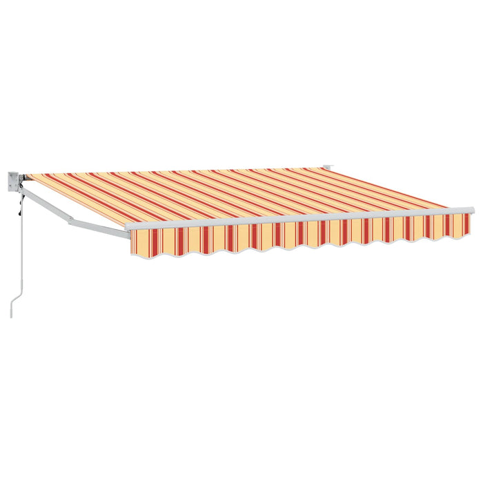 Copertină Galben, Portocaliu și Alb 3,5 x 2 m WALTI