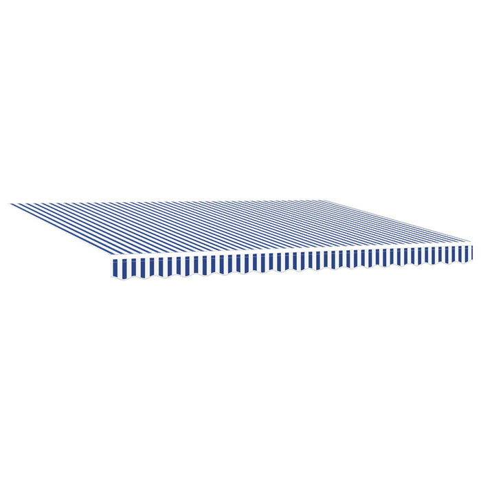 Cort electric retractabil Albastru și Alb 4 x 2 m - WALTI WALTI