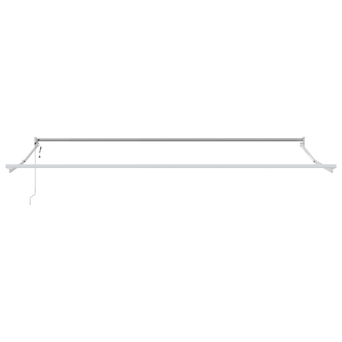 Cort electric retractabil Albastru și Alb 4 x 2 m - WALTI WALTI