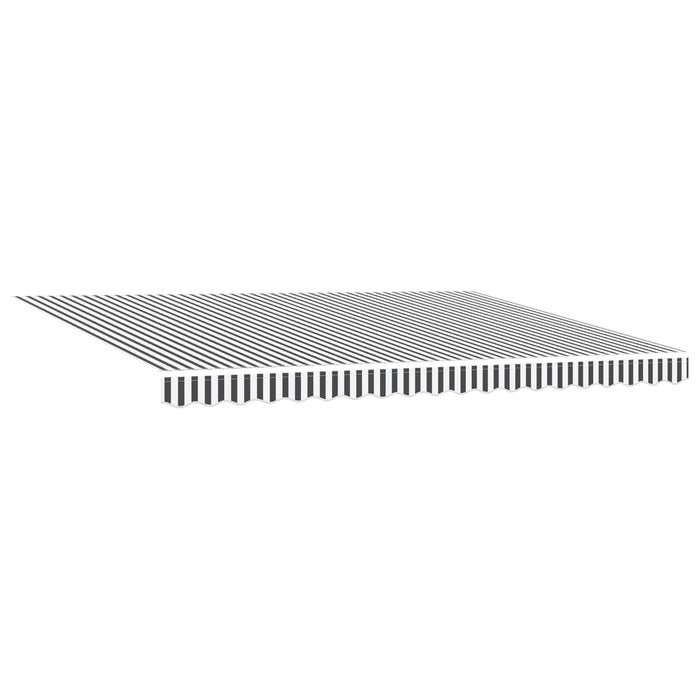 Cort electric retractabil Antracit și Alb 4 x 2 m - WALTI WALTI