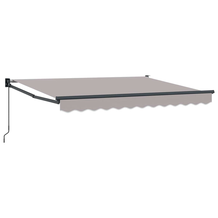 Copertină retractabilă Gri deschis 3 x 2 m WALTI