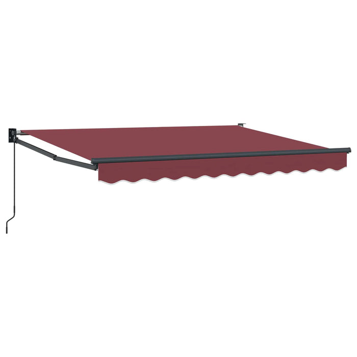 Copertină retractabilă manuală Burgundy 3,5 x 2 m - WALTI WALTI