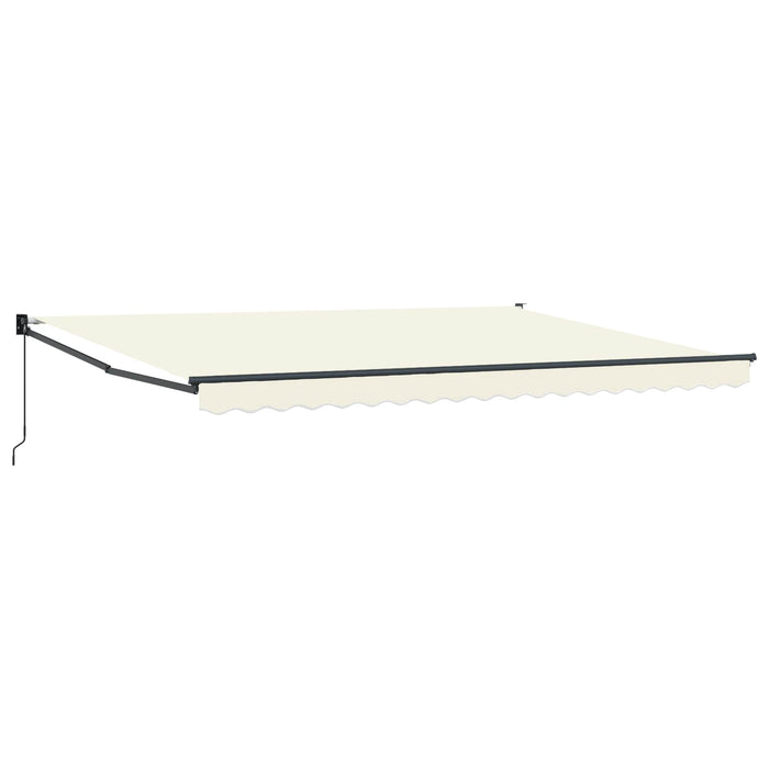 Copertină retractabilă manuală Crem 4 x 2 m - WALTI WALTI