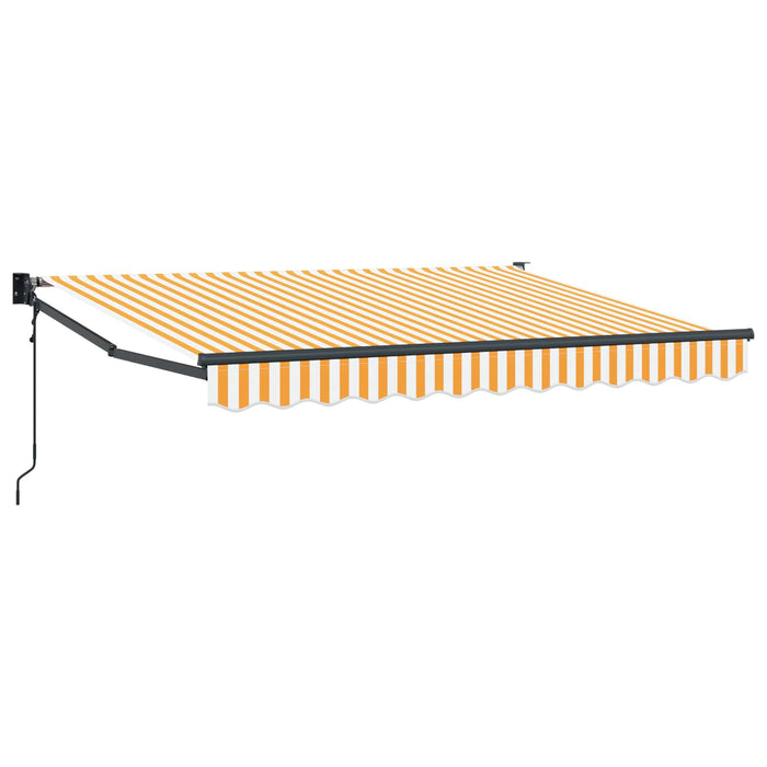 Cort electric retractabil Galben și alb 3 x 2 m - WALTI WALTI