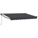 Cort electric retractabil Antracit 3,5 x 2 m - WALTI WALTI