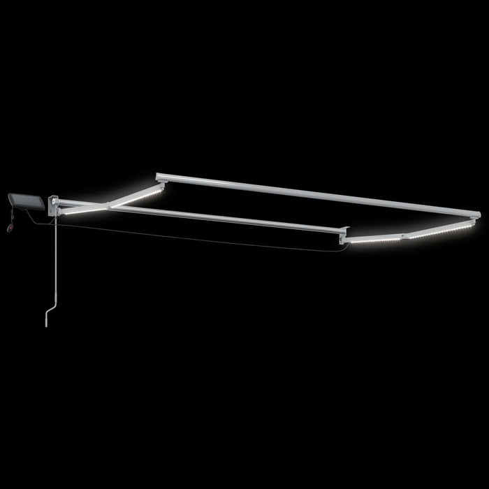 Marchiză retractabilă manuală cu led-uri 2,5 x 2 m - WALTI WALTI