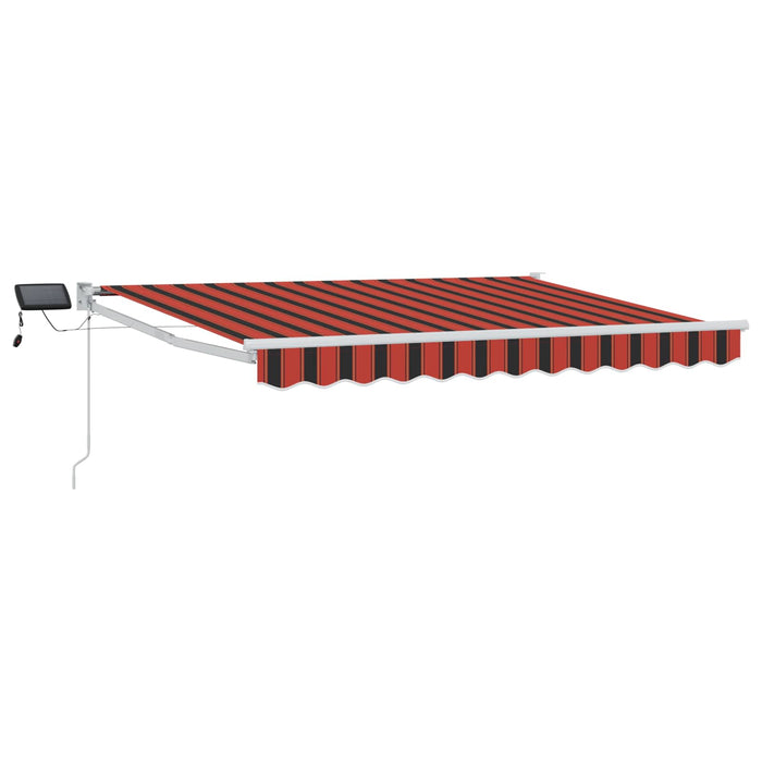 Marchiză retractabilă manuală cu led-uri 3 x 2 m WALTI
