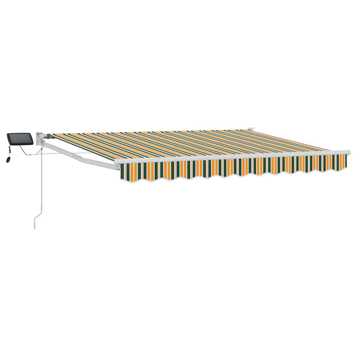 Marchiză retractabilă manuală cu led-uri 3 x 2 m WALTI