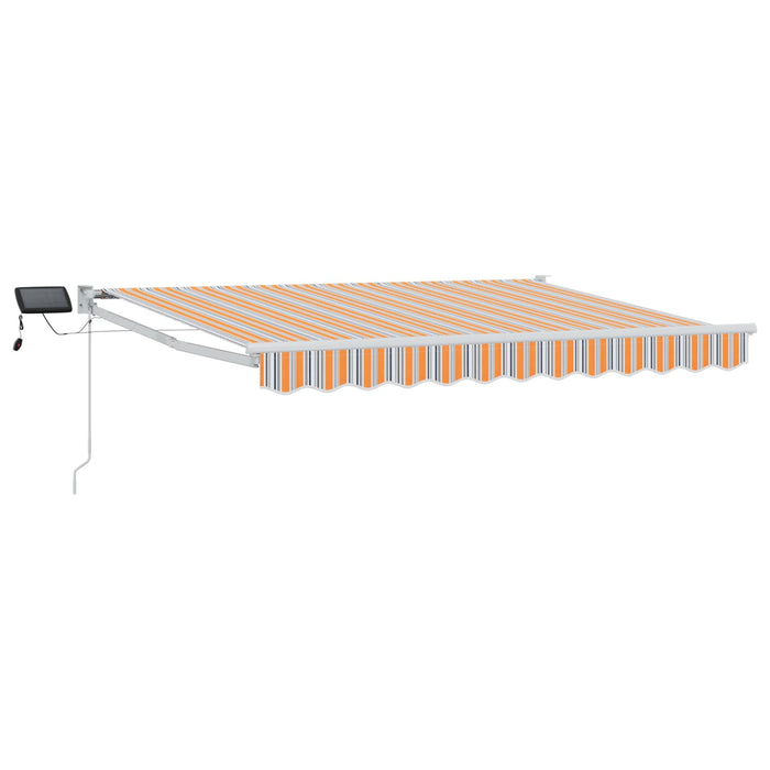 Marchiză retractabilă manuală cu led-uri 3,5 x 2 m WALTI