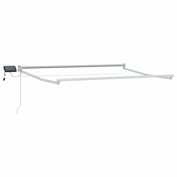 Marchiză retractabilă manuală cu led-uri Roșu și Alb 3 x 2,5 m - WALTI WALTI