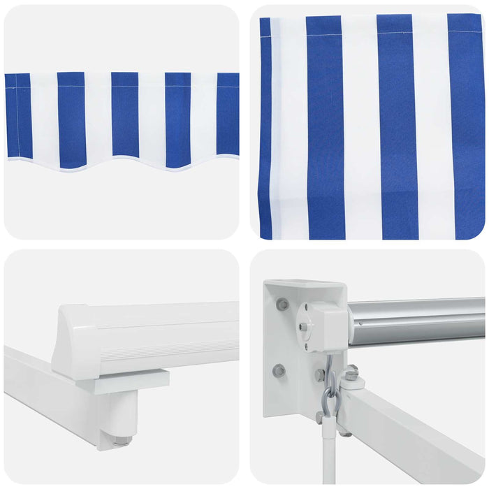 Marchiză retractabilă manuală cu led-uri 3,5 x 2,5 m - WALTI WALTI