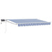 Marchiză retractabilă manuală cu led-uri 3,5 x 2,5 m - WALTI WALTI