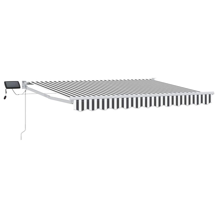 Marchiză retractabilă manuală cu led-uri 3,5 x 2,5 m - WALTI WALTI