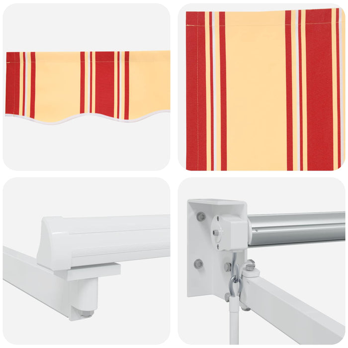 Marchiză retractabilă manuală cu led-uri 3,5 x 2,5 m - WALTI WALTI