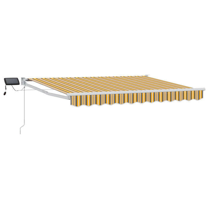 Marchiză retractabilă manuală cu led-uri 3,5 x 2,5 m - WALTI WALTI