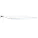 Marchiză retractabilă manuală cu led-uri Alb 4,5 × 3 m - WALTI WALTI