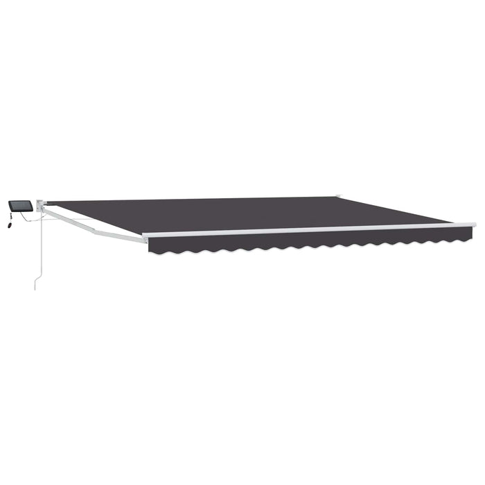 Marchiză retractabilă manuală cu led-uri 5 x 3 m - WALTI WALTI