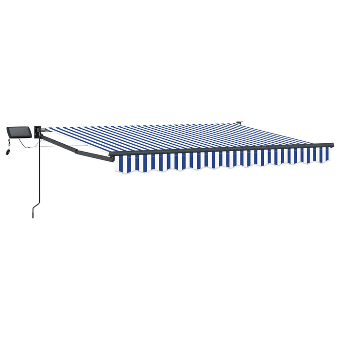 Marchiză retractabilă manuală cu led-uri 2,5 x 2 m - WALTI WALTI