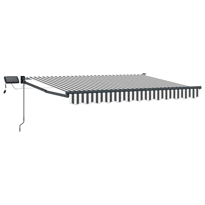 Marchiză retractabilă manuală cu led-uri 2,5 x 2 m - WALTI WALTI