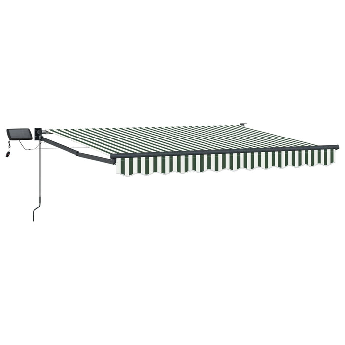 Marchiză retractabilă manuală cu led-uri 2,5 x 2 m WALTI