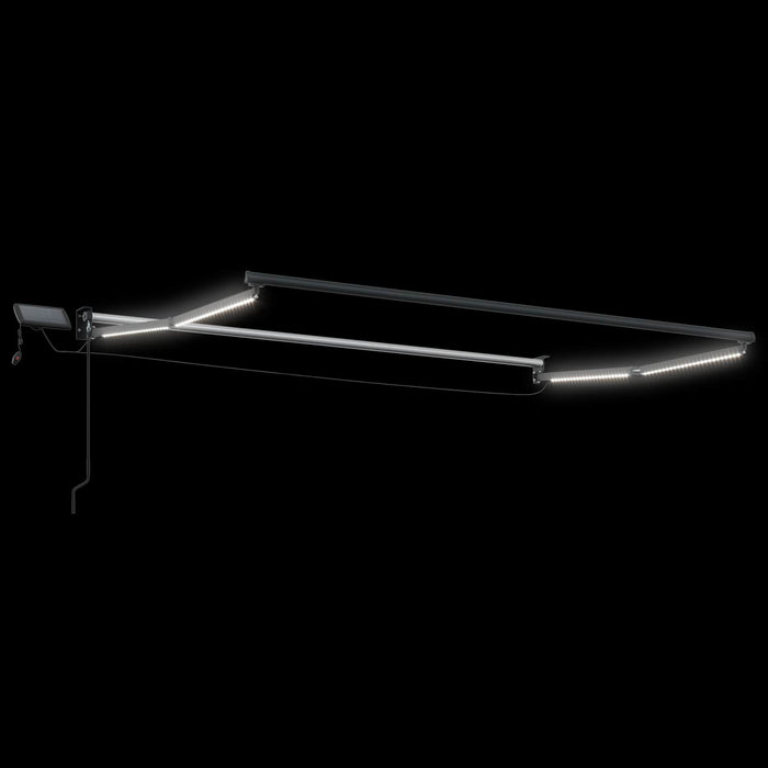 Marchiză retractabilă manuală cu led-uri 3 x 2 m - WALTI WALTI