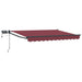 Marchiză retractabilă manuală cu led-uri 3,5 x 2 m - WALTI WALTI