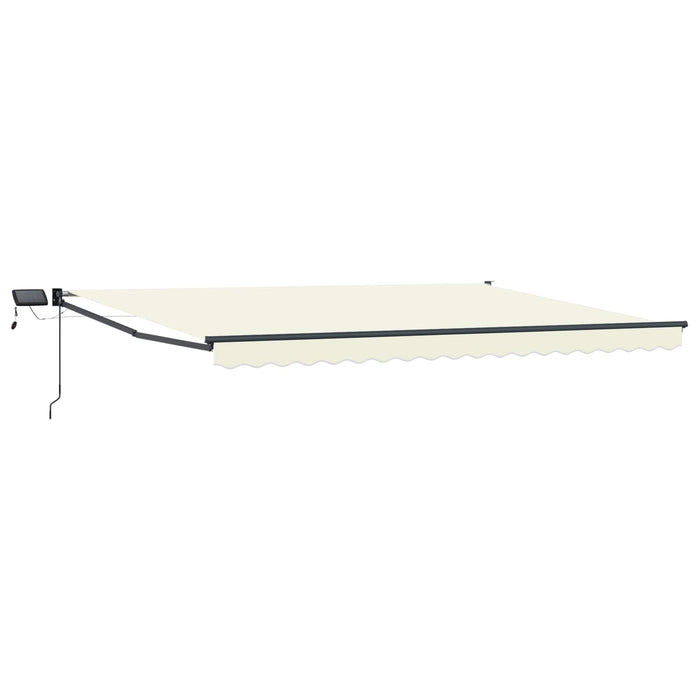 Marchiză retractabilă manuală cu led-uri 4 x 2 m - WALTI WALTI