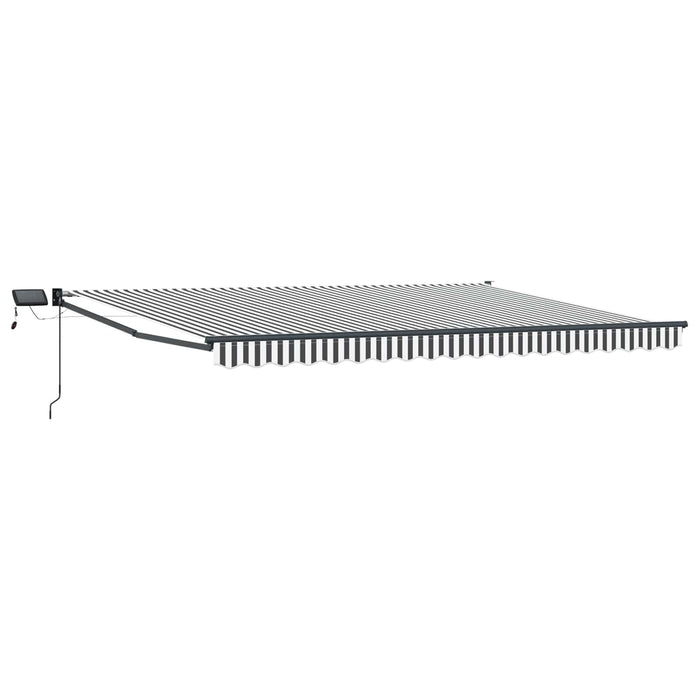 Marchiză retractabilă manuală cu led-uri 4 x 2 m - WALTI WALTI