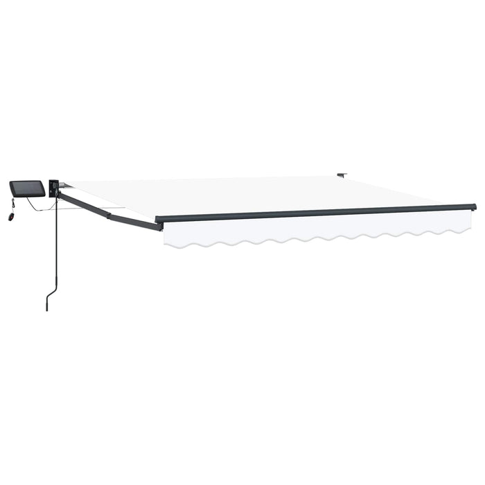 Marchiză retractabilă manuală cu led-uri 3 x 2,5 m - WALTI WALTI