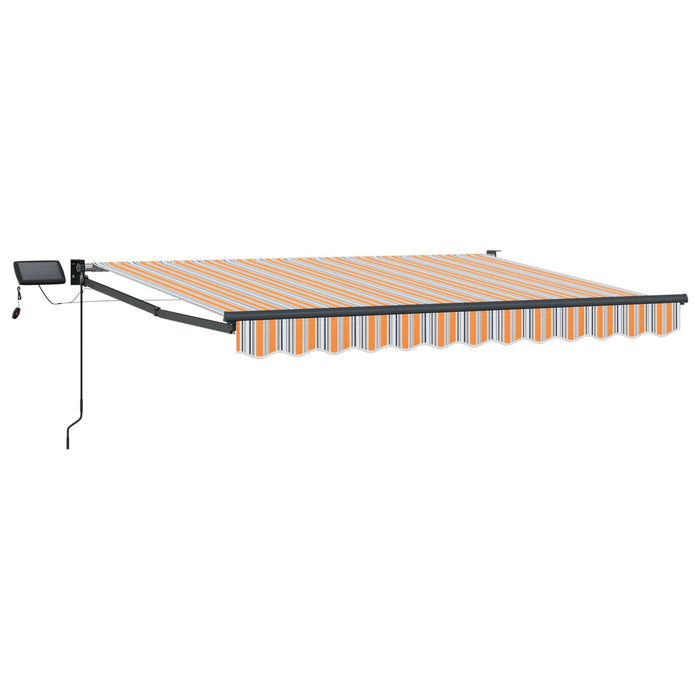 Marchiză retractabilă manuală cu led-uri 3,5 x 2,5 m - WALTI WALTI