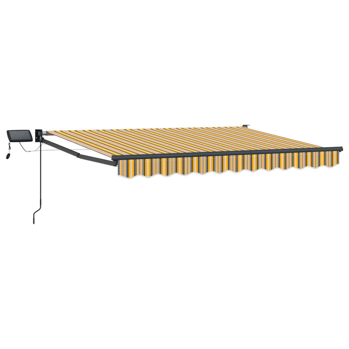 Marchiză retractabilă manuală cu led-uri 3,5 x 2,5 m - WALTI WALTI