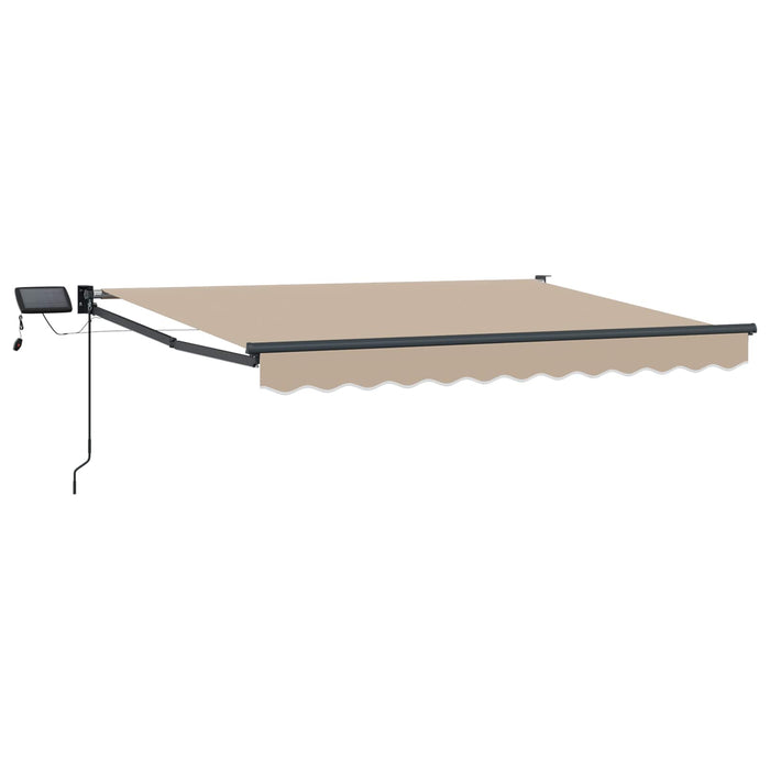 Marchiză retractabilă manuală cu led-uri 3,5 x 2,5 m - WALTI WALTI