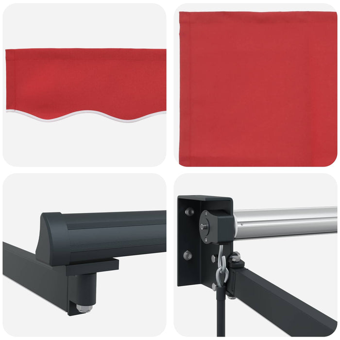 Marchiză retractabilă manuală cu led-uri 3,5 x 2,5 m - WALTI WALTI