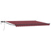 Marchiză retractabilă manuală cu led-uri 4 × 3 m - WALTI WALTI